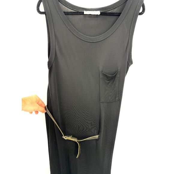 ALC Black Belted Sleeveless Pocketed Knee Length Dress Size XS - Picture 2 of 9